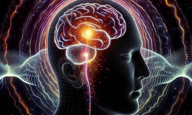 Ilustración conceptual de la relación entre la actividad cerebral y el procesamiento musical. Imagen: Pixabay.